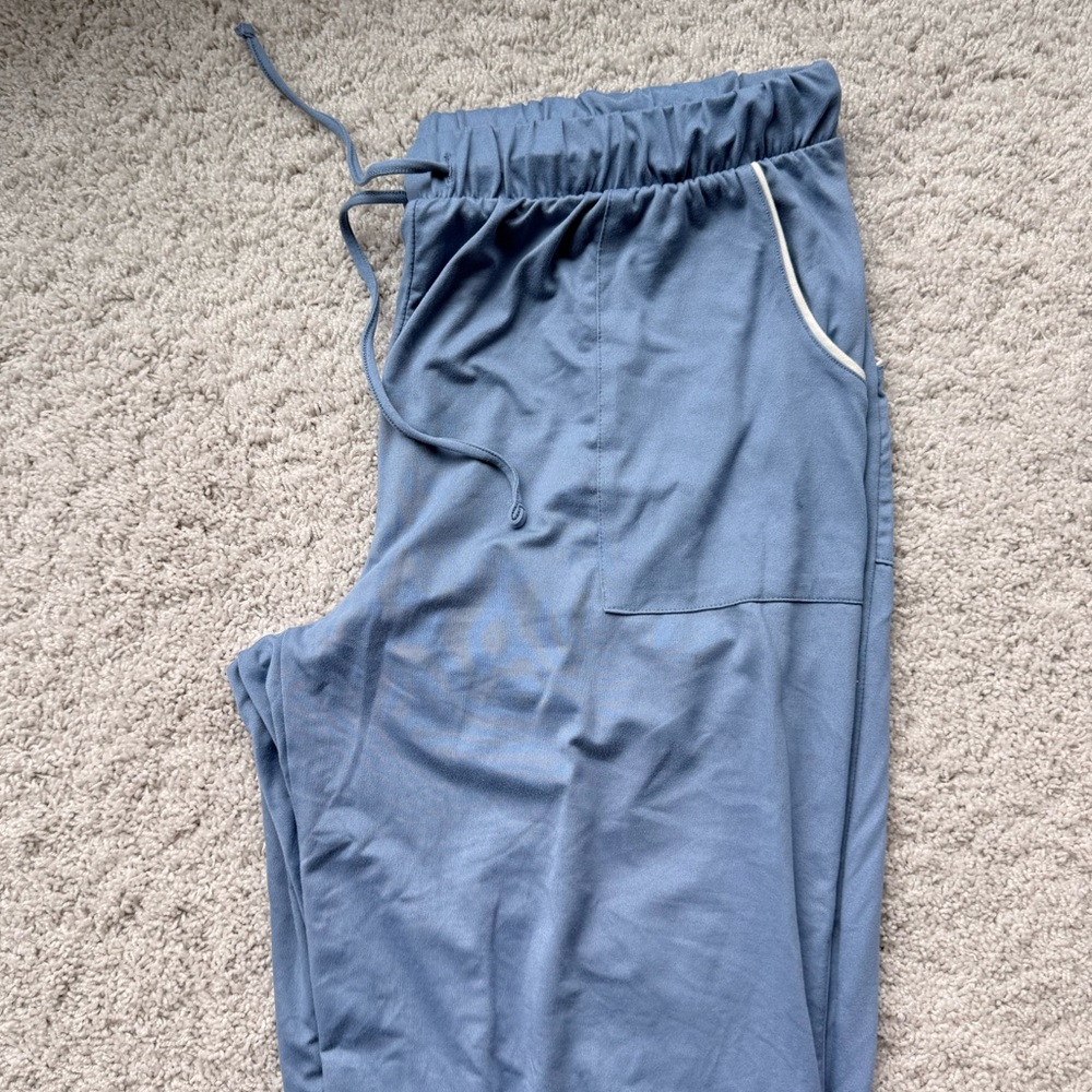 Lucky Brand Women's Light Blue Pajama Pants - Picture 7 of 8